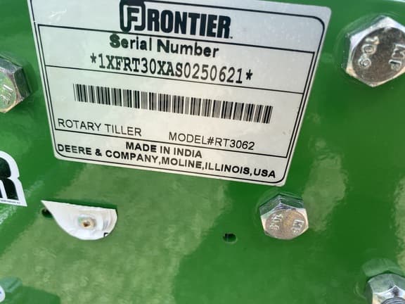 Image of Frontier RT3062 equipment image 3