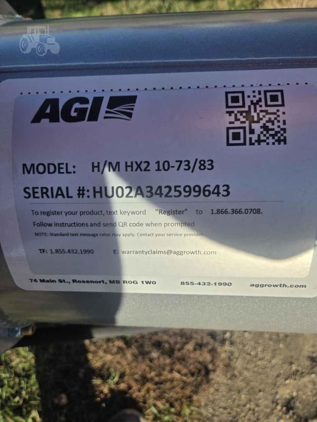 Image of Hutchinson HX2 10-83 equipment image 2