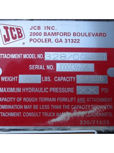 Image of JCB 328/00451 Bucket equipment image 3