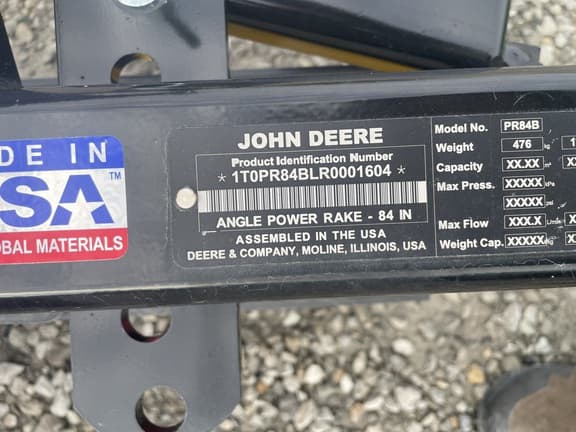 Image of John Deere PR84B equipment image 2