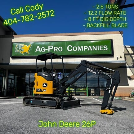 2025 John Deere 26P Equipment Image0