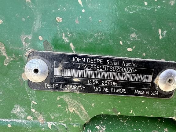 Image of John Deere 2680H equipment image 2