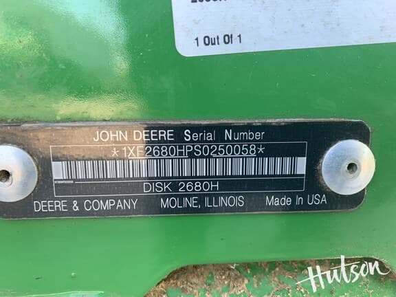 Image of John Deere 2680H equipment image 4