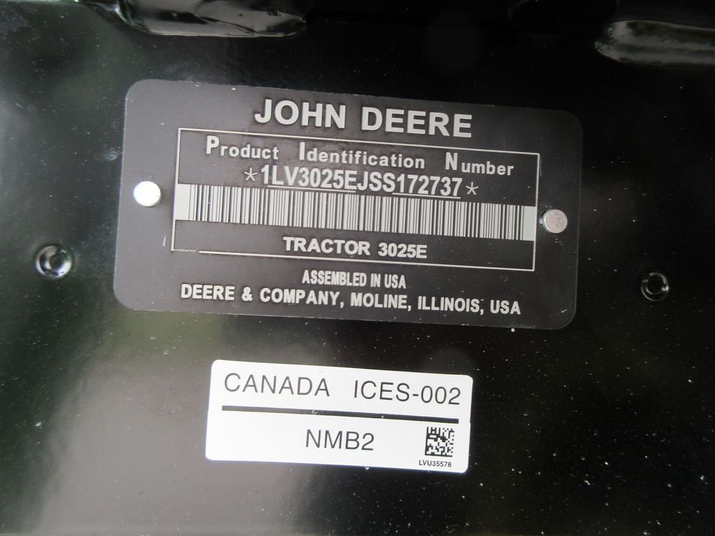 2025 John Deere 3025E Equipment Image0