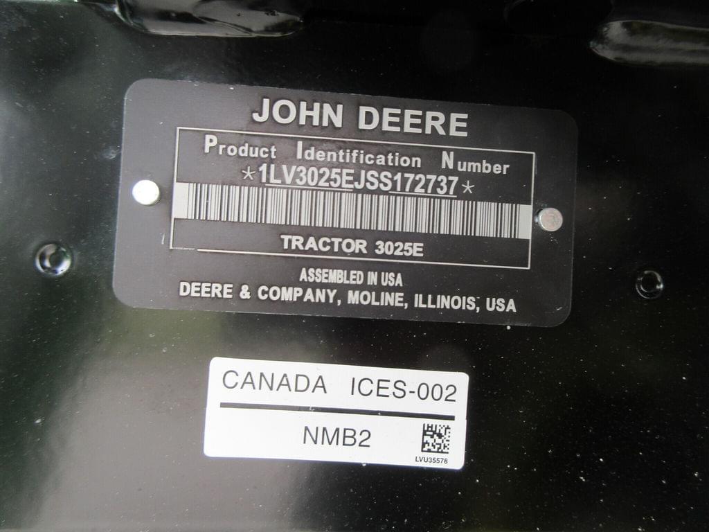 Image of John Deere 3025E Primary image