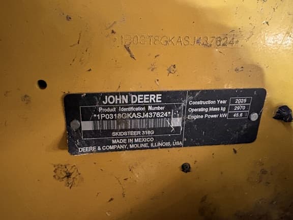 Image of John Deere 318G equipment image 2
