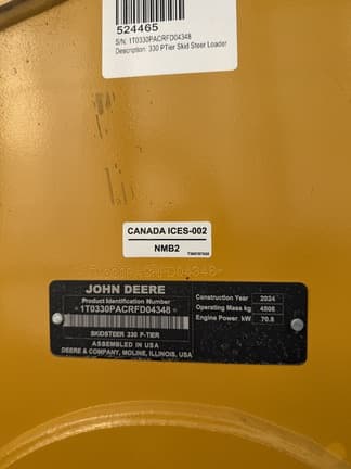 Image of John Deere 330P equipment image 3