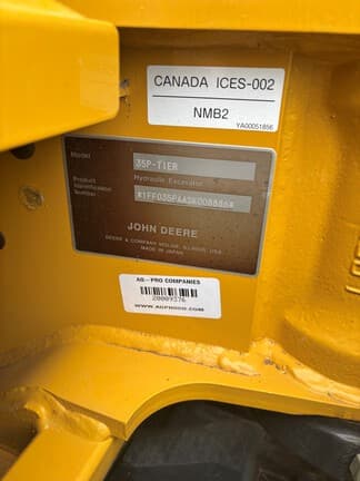 Image of John Deere 35P equipment image 4