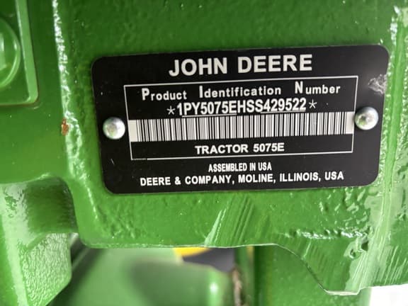Image of John Deere 5075E equipment image 1