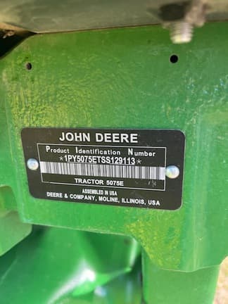 Image of John Deere 5075E equipment image 4