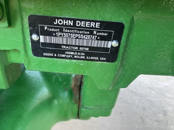 Image of John Deere 5075E Primary image