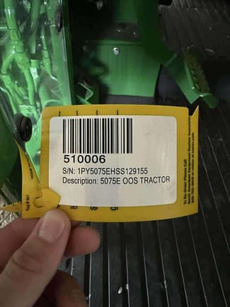 Image of John Deere 5075E equipment image 1