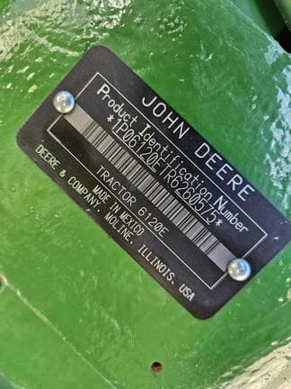 Image of John Deere 6120E equipment image 3
