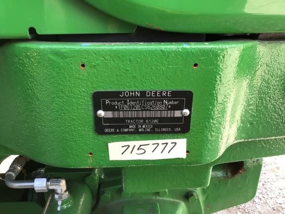 Image of John Deere 6120E equipment image 2