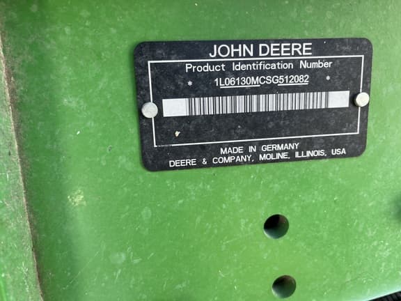 Image of John Deere 6M 130 equipment image 1
