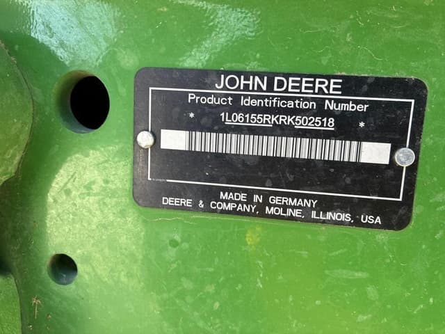 Image of John Deere 6R 155 equipment image 1