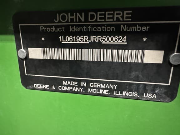 Image of John Deere 6R 195 equipment image 1