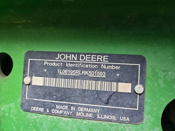 Image of John Deere 6R 195 equipment image 4