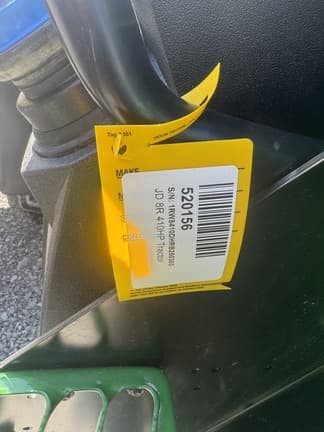 Image of John Deere 8R 410 equipment image 4