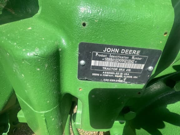 Image of John Deere 8RX 410 equipment image 2