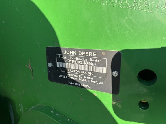 Image of John Deere 9RX 590 equipment image 3
