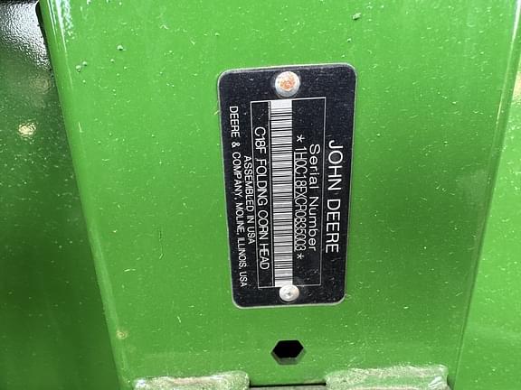 Image of John Deere C18F equipment image 2