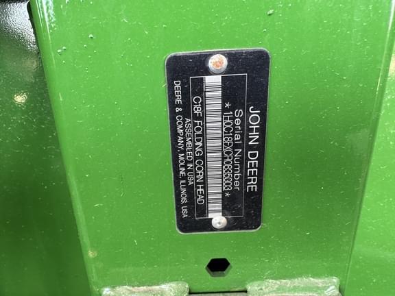 Image of John Deere C18F equipment image 2