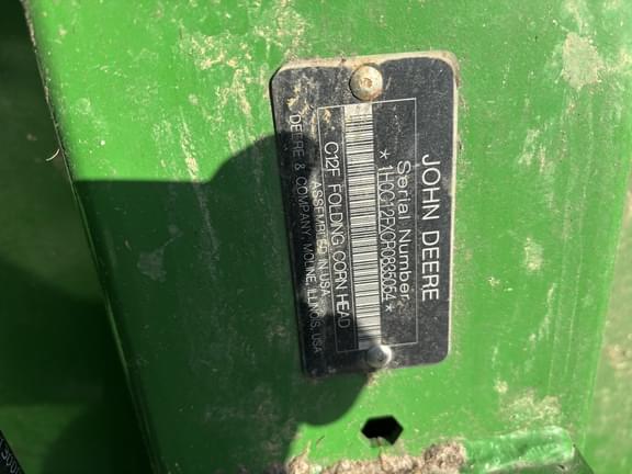 Image of John Deere C12F equipment image 3