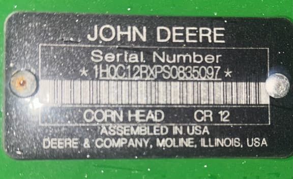 Image of John Deere CR12 equipment image 4