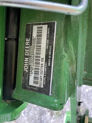 Image of John Deere FC12E equipment image 4