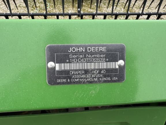 Image of John Deere HD40F equipment image 1