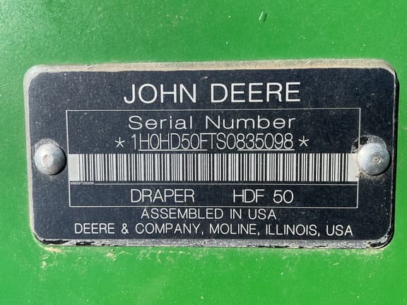 Image of John Deere HDF50 equipment image 2