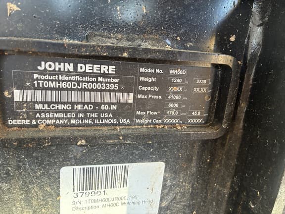 Image of John Deere MH60D equipment image 1