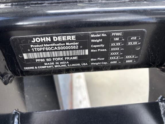 Image of John Deere PF60 equipment image 4
