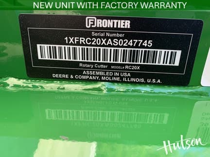 Image of Frontier RC2048 equipment image 4
