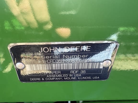 Image of John Deere RDF35 equipment image 2