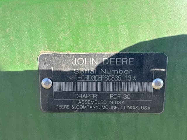 Image of John Deere RDF30 equipment image 3