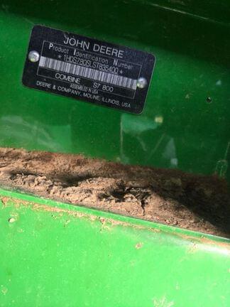 Image of John Deere S7 800 equipment image 4