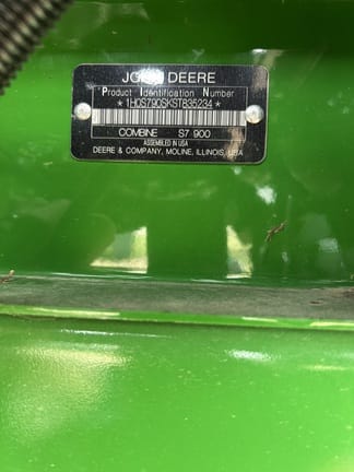 2025 John Deere S7 900 Equipment Image0