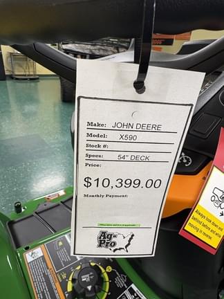 Image of John Deere X590 equipment image 1