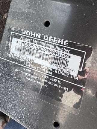 Image of John Deere XUV 825M S4 equipment image 3