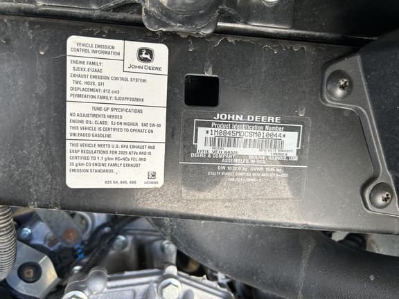 Image of John Deere XUV 845M equipment image 1