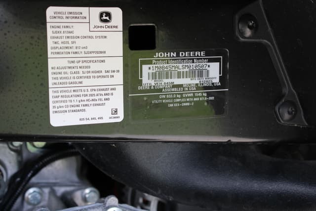 Image of John Deere XUV 845M equipment image 4