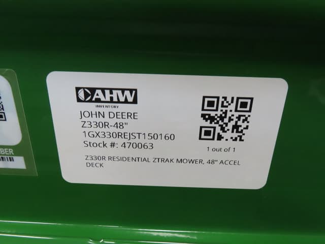 Image of John Deere Z330R equipment image 4