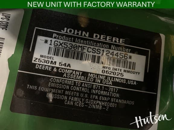 Image of John Deere Z530M equipment image 4