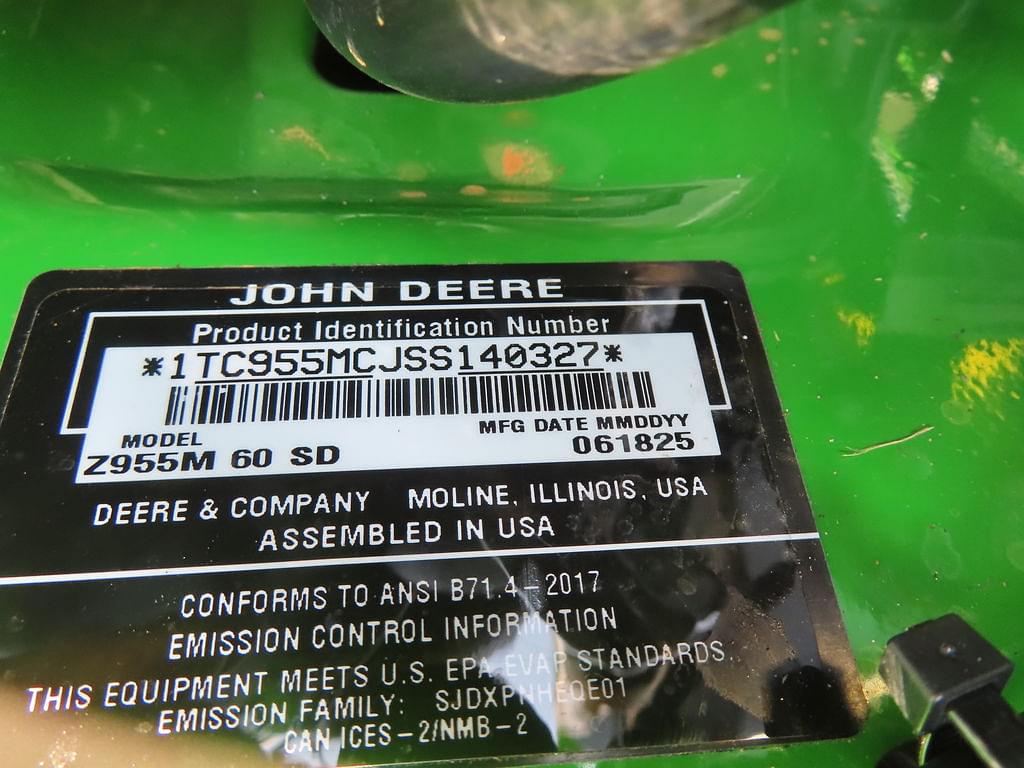 Image of John Deere Z955M Image 1