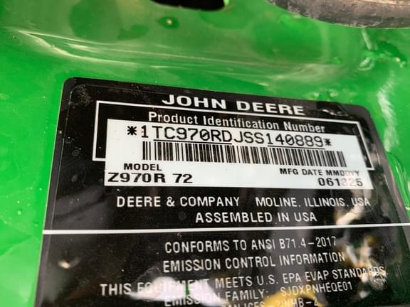 Image of John Deere Z970R equipment image 3