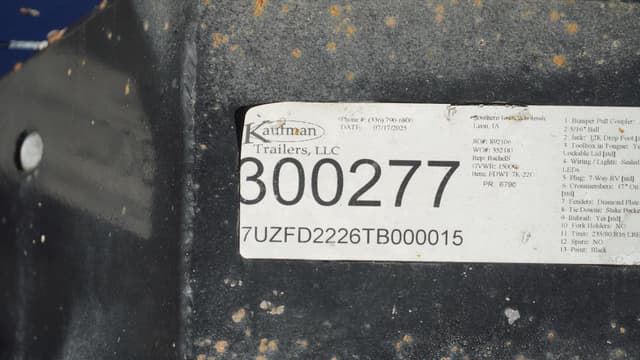 Image of Kaufman FDWT-7K-22D equipment image 1