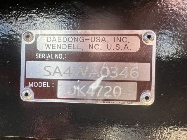 Image of Kioti DK4720SE equipment image 4