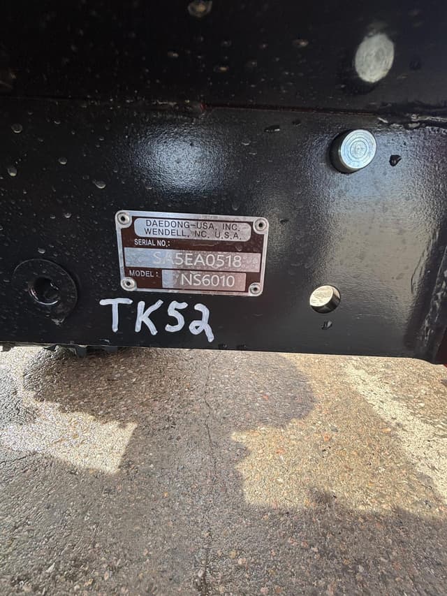Image of Kioti NS6010 HST equipment image 1